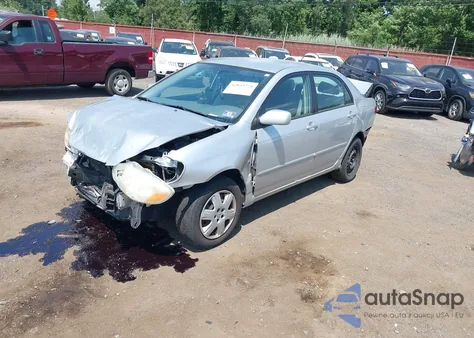 2007 Toyota Corolla Le from USA, damaged, VIN JTDBR32E770108554